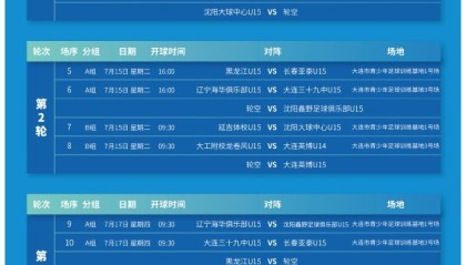 mk体育官方网站-2025年第四届中青赛男子初中年龄段U15组大区赛赛程