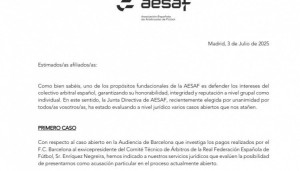西裁判协会官方：将介入内格雷拉案辩护；满意法院对皇马TV的判决