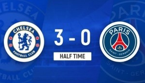 切尔西3-0领先巴黎！媒体人：限制巴黎的前提是能跑、能对抗